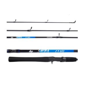 Vara Para Carretilha Albatroz Safira (1,68m)10 a 20lb - 2 Partes
